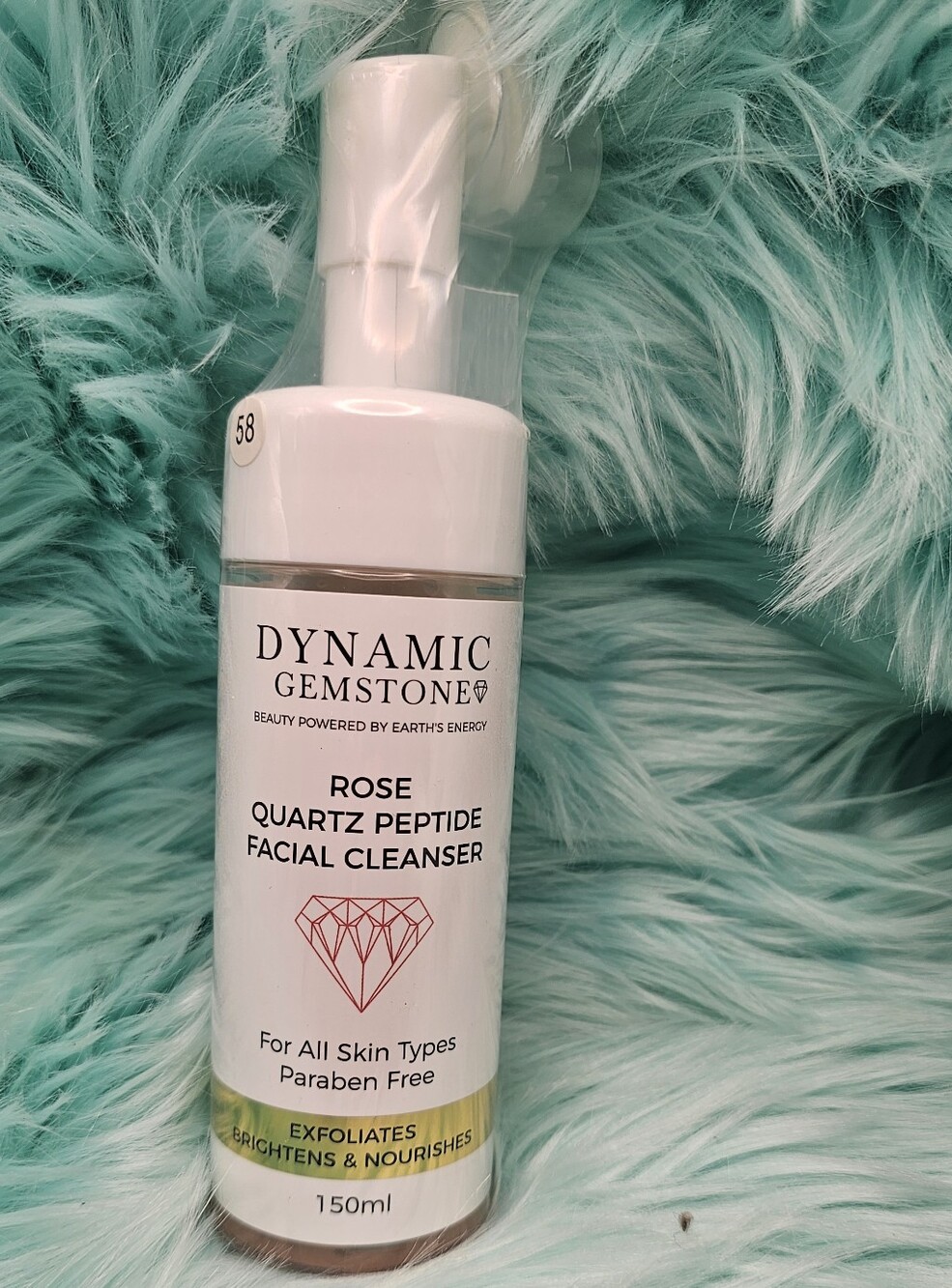 Dynamic Gemstone Rose Quartz Peptide Facial Cleanser